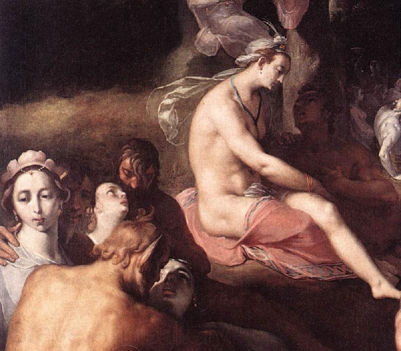 CORNELIS VAN HAARLEM The Wedding of Peleus and Thetis (detail) fdg Germany oil painting art